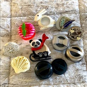 Bath and body works portable car scent holders